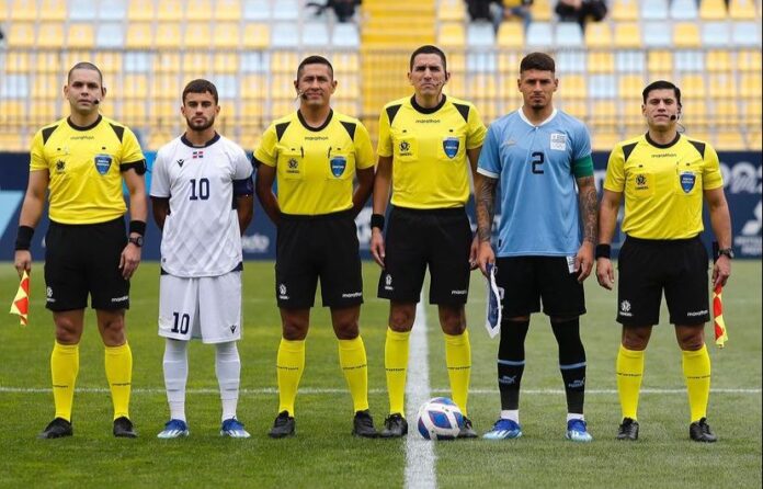 Alan Saldivia debutó como titular y capitán por Uruguay Sub23